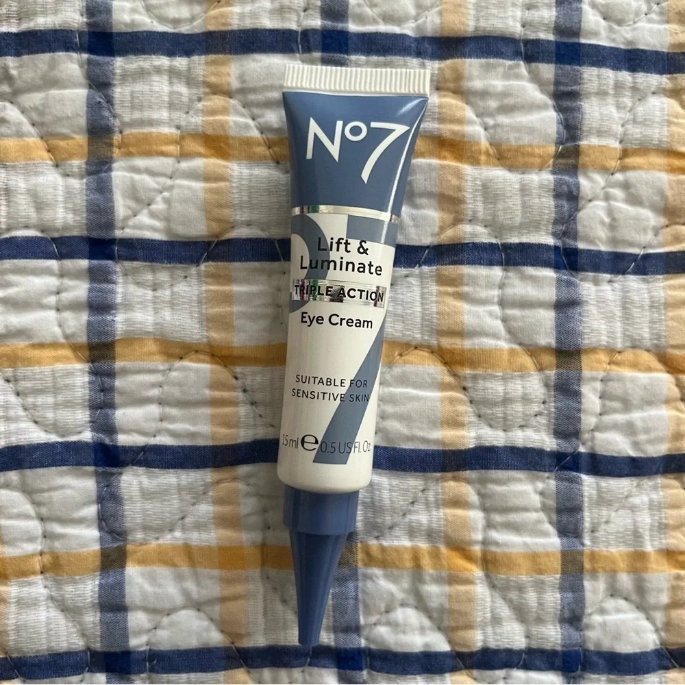 No. 7 Lift And Luminate Triple Action Eye Cream Full Size 0.5 Ounces NWT